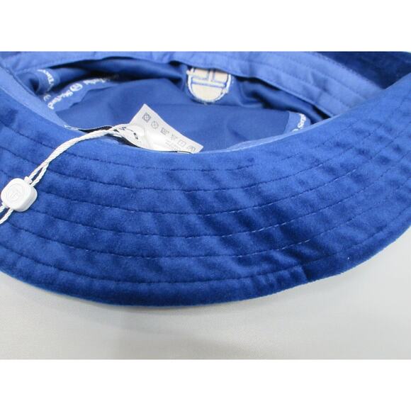 NWT Sergio Tacchini Sovana Mazarine Blue Velour Men's Bucket Hat - Picture 16 of 16